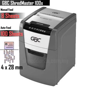 GBC Shredmaster auto feed 100x