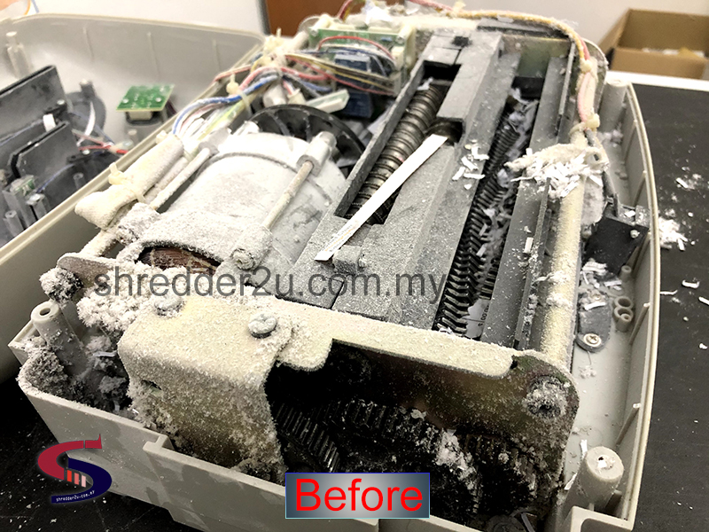 repair olympia shredder before