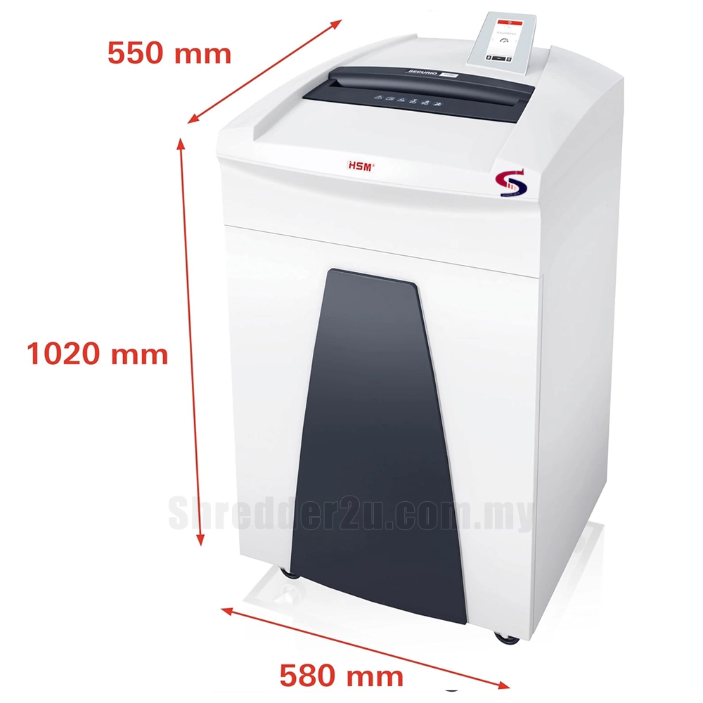 HSM Securio P36i C Paper Shredder (4.5x30mm- Cross Cut) - Image 5