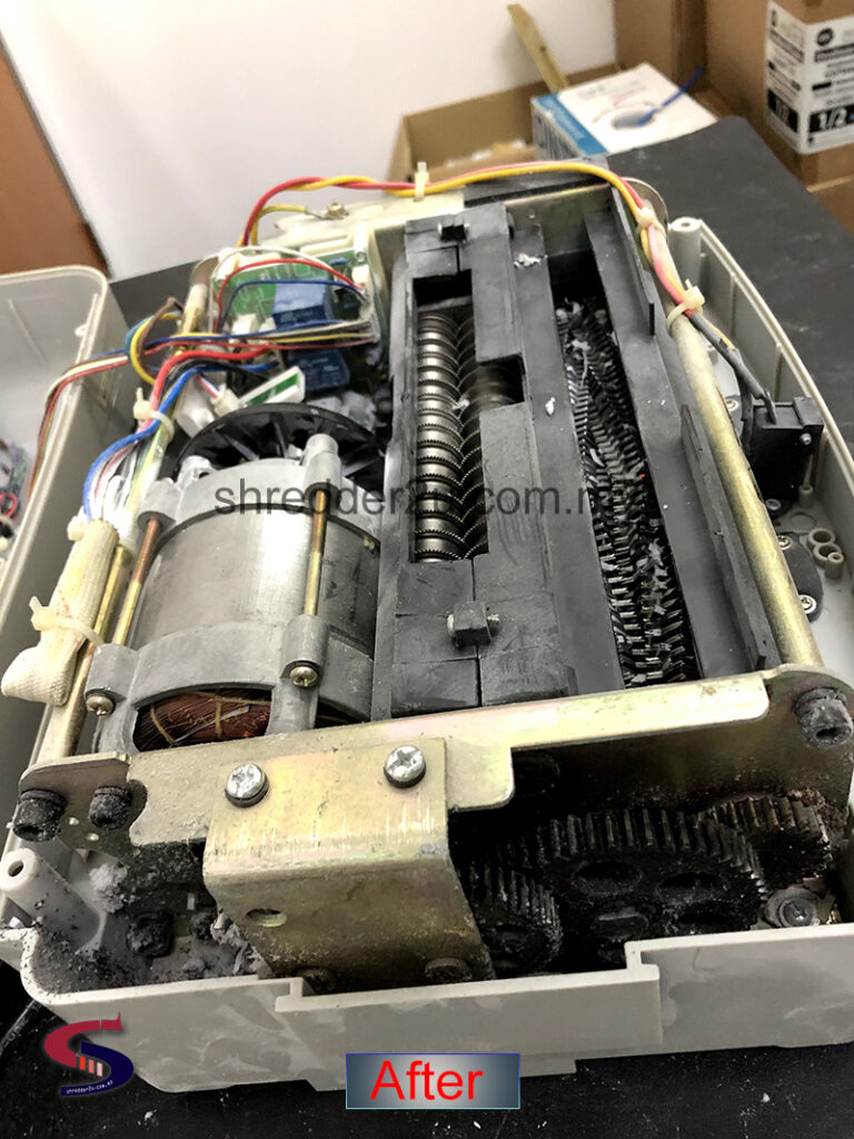 repair olympia shredder after