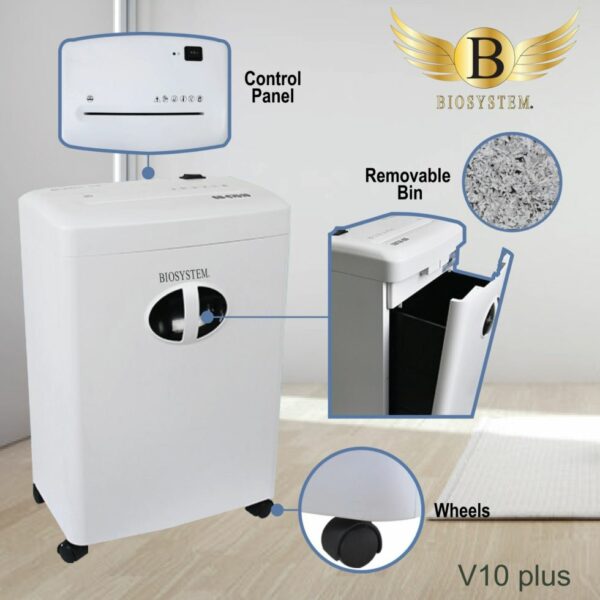 BIOSYSTEM V10 plus Paper Shredder - Image 3