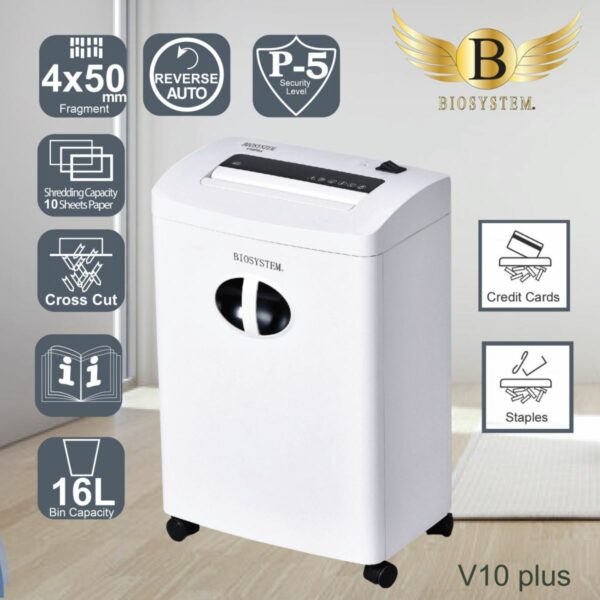 BIOSYSTEM V10 plus Paper Shredder - Image 2