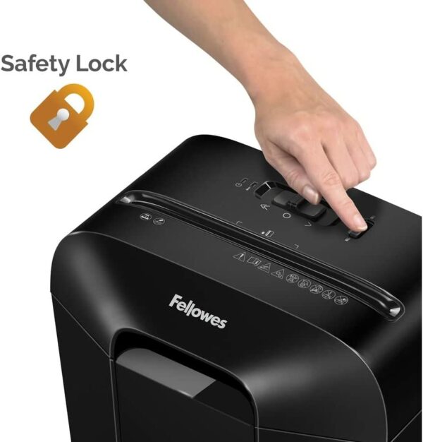 FELLOWES PowerShred LX25 Paper Shredder (Cross Cut) - Image 4