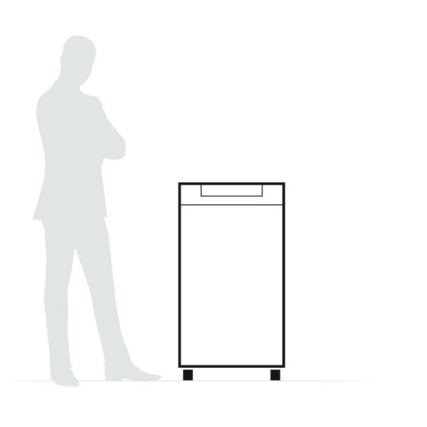 IDEAL 3105CC Cross Cut Paper Shredder (Cutting Size: 2x15mm) - Image 2