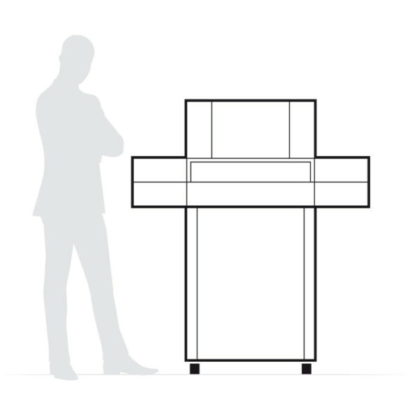 IDEAL 4107 Cross Cut High Capacity Shredder - Image 2