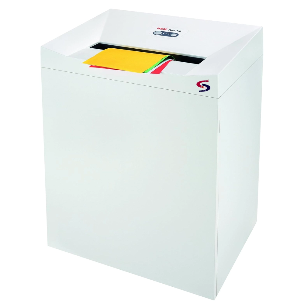 HSM Pure 740S Paper Shredder (3.9mm- Straight Cut)