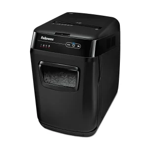 Fellowes AutoMax 150C automatic-feed cross-cut paper shredder, security level P-4