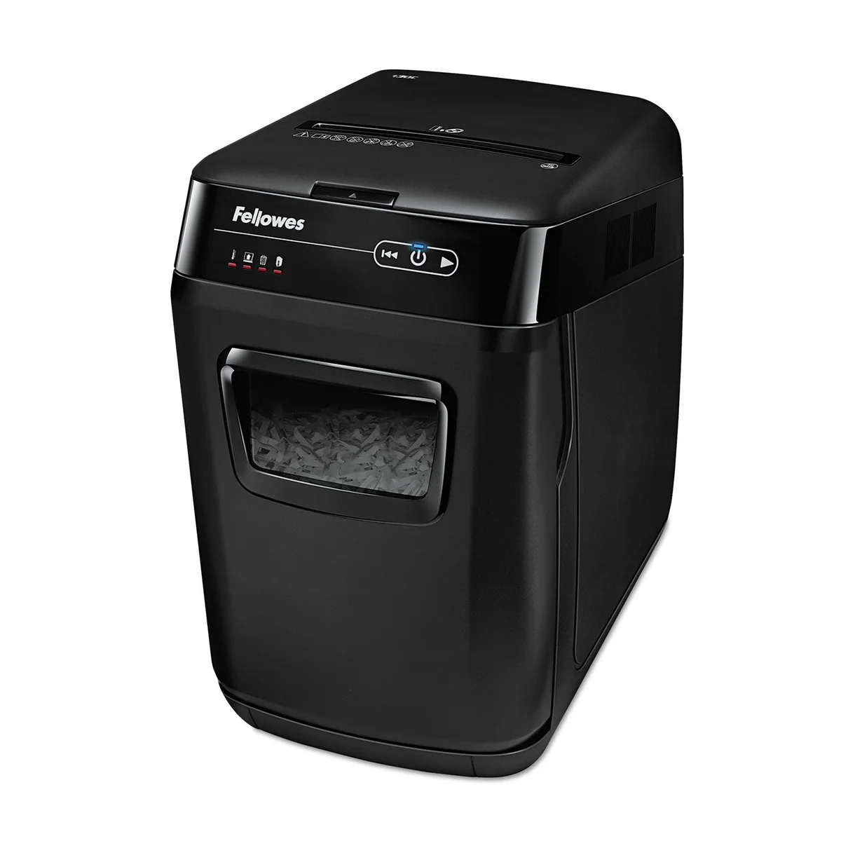 Fellowes AutoMax 150C automatic-feed cross-cut paper shredder, security level P-4