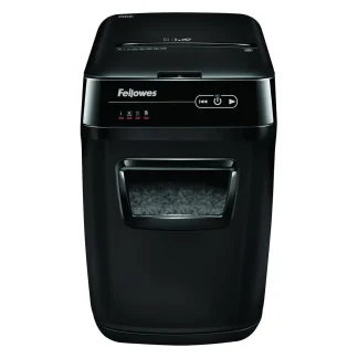 Fellowes AutoMax 200C automatic-feed cross-cut paper shredder, security level P-4