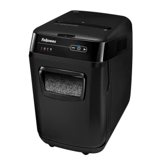 Fellowes AutoMax 200M automatic-feed micro-cut paper shredder, security level P-5