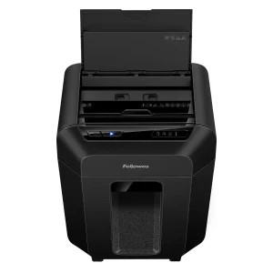 Fellowes AutoMax 80M automatic-feed mini-cut paper shredder, security level P-4