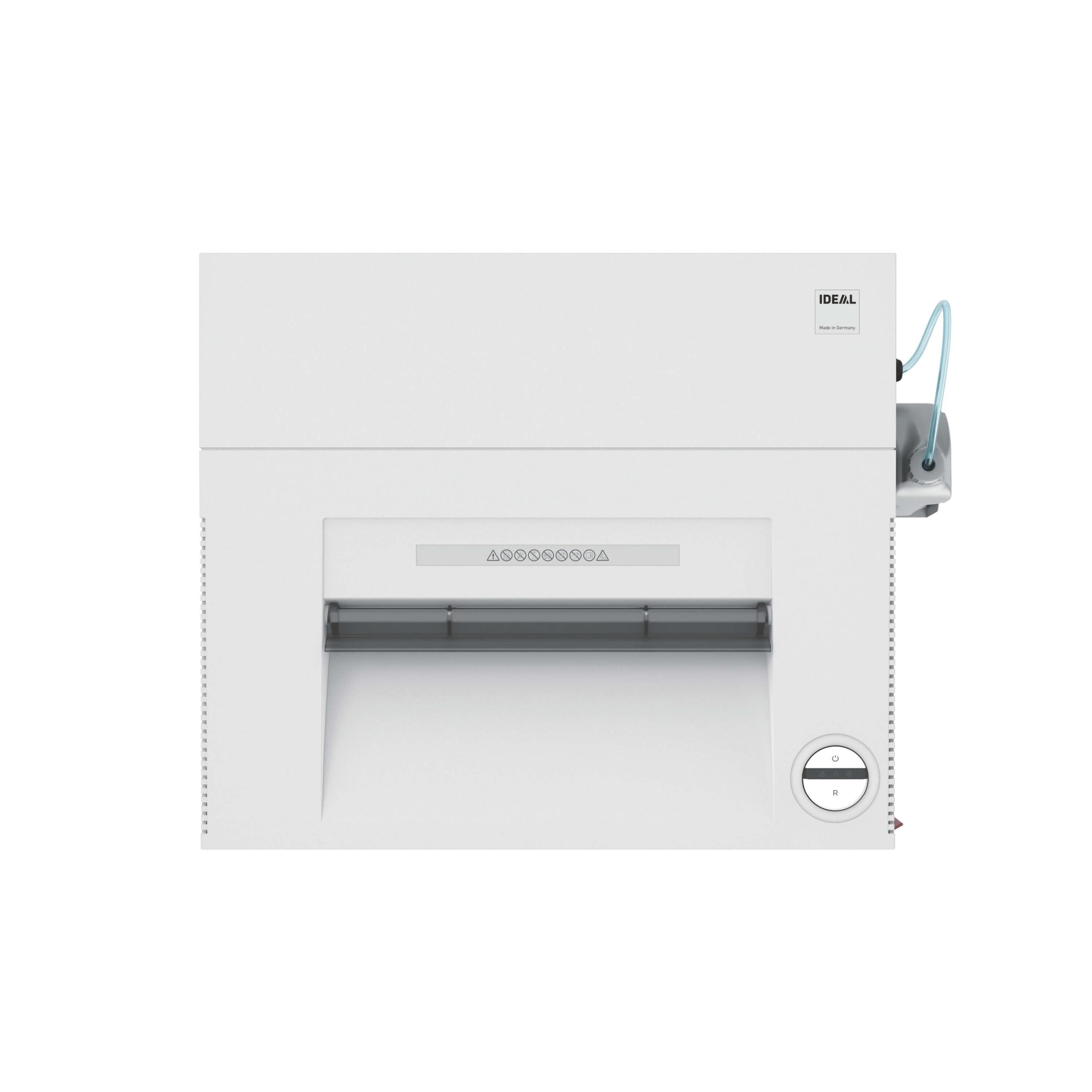 IDEAL 4003 SMC ultra micro cut paper shredder with automatic oiler, security level P-7, top view