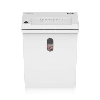 IDEAL Shredcat 8100CC cross cut paper shredder, security level P-4, front view