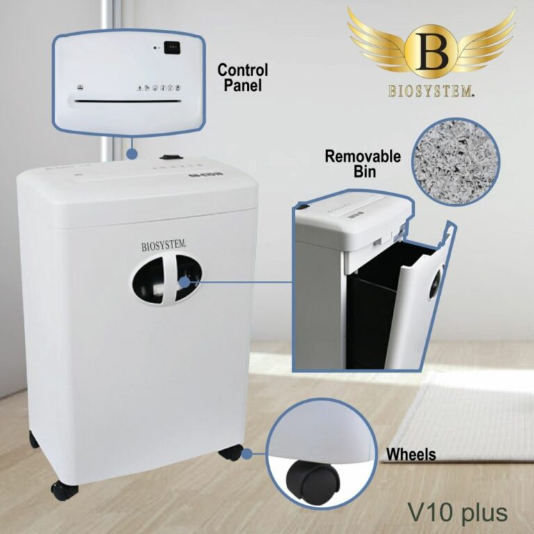 BIOSYSTEM V10 plus Paper Shredder | Shredder2u